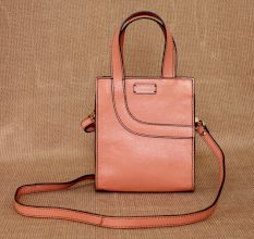 Handmade Blush Sling Bag Leather Timeless Chic